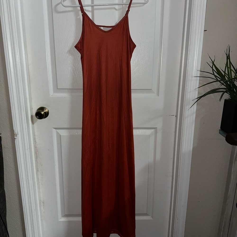 Rust Maxi Dress